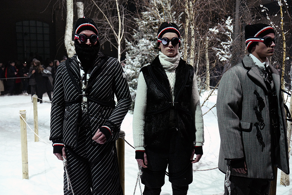 Looks from Moncler autumn/winter 2017 (Photo by Calvin Wang)